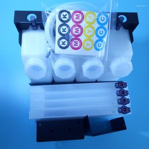 Inkt vulkits horizonaal single single 4 color floater bulk -systeem voor mimak jv3 jv33 printer