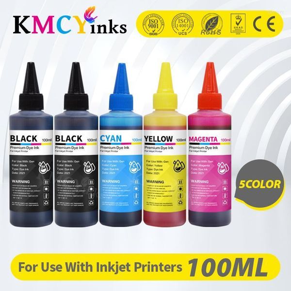 Kits de recharge d'encre KMCYinks 100ml Kit de colorant pour 903 904 905 XL cartouche CISS OfficeJet 6950 6956 6960 6970 imprimante InkInk KitsInk Roge22