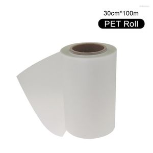 Direct Printing PET Film Roll for DTF Transfer Printing, 30cm x 100m, White
