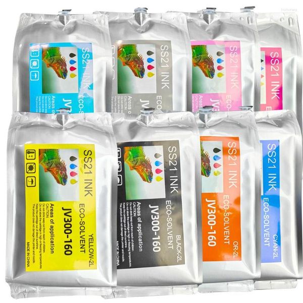 Kits de recharge d'encre SS21 Sac eco-solvent pour Mimaki CJV30 / CJV150 / CJV300 / JV5 / JV33 / JV150 / JV300-60 / 100/160 IMPRIMINÉ