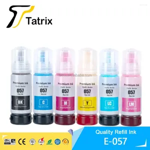 Inkt Refill Kits Tatrix Voor Epson 057 Compatibel Kleur Waterbasis Fles Bulk Inkjet L8050/L18050 Printer