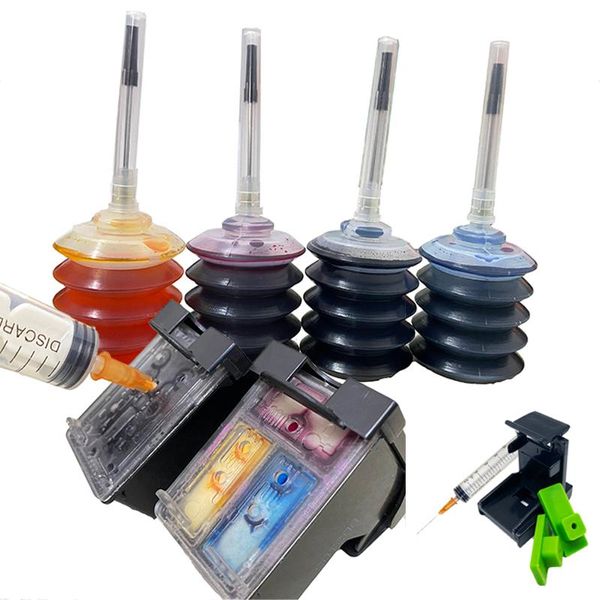 Kits de recharge d'encre Vilaxh 302 302XL cartouche pour Deskjet 1110 3639 3831 3630 Envy 4650 4525 4527 Kits d'encre d'imprimante européenneInk