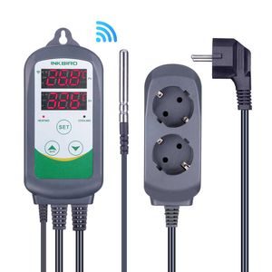 Inkbird ITC-308 308WIFI EU Plug Digital Temperature Controller Thermostaat Regulator Dubbele Relais Verwarming Koeling Homebrewing 210719
