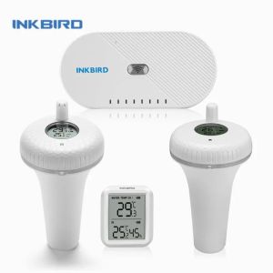 Inkbird smart zwembad thermometer hot tub spa water digitale display temperatuur vochtigheid logger ibs-p01r/p01b/wifi gateway