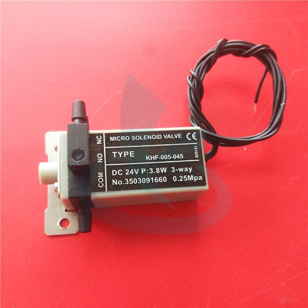L'imprimante fournit trois voies Micro électrovanne 3.8W 24V DC pour starfire 1024 tête d'impression Wit-color Gongzheng Flora valve d'encre