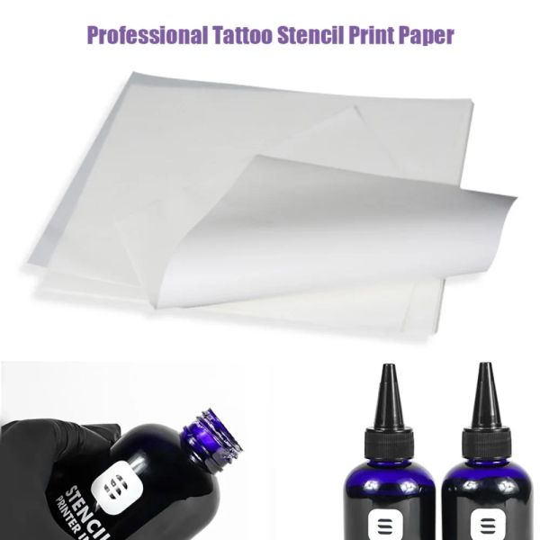 Inks 100/200/500pcs Tattoo Spolcil Imprimer Papier A4 pour la nouvelle technologie Tattoo Transfert Ink Prise Ink Transfer Machines Tattoo Accessoires