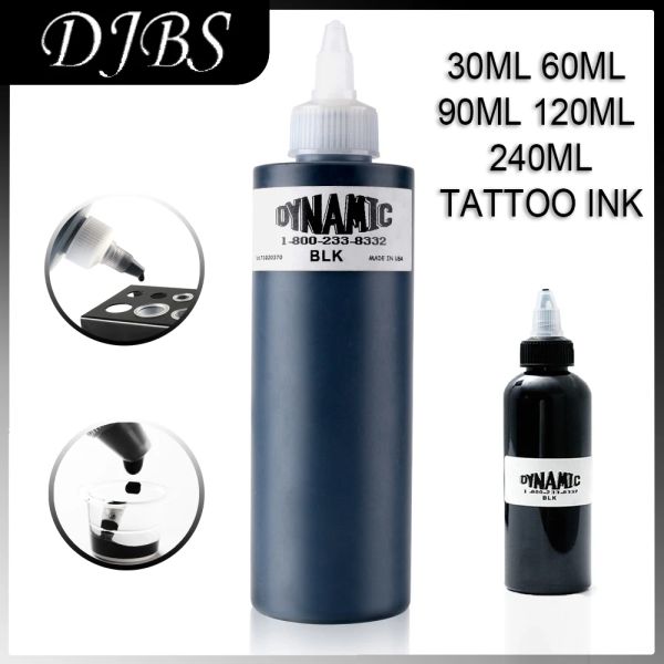 Tintas DJBS Tinta de tatuaje 30ML 60ML 90ML 120ML 240ML Botella Microblading Pigmento Henna para tatuajes para pintura corporal Arte Suministros de tatuaje