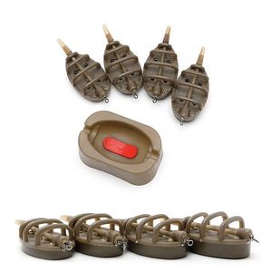 Méthode en ligne Carpe Fishing Feeder 4 mangeoires 15/20/25/35G 30/40/50/60G