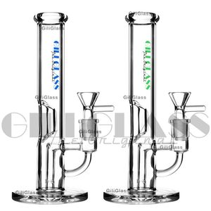 9.5 pulgadas Gili Glass Hookahs Bong Dab Oil Rigs impresionante triple ciclón en línea brazo embriagador bongs engranaje perc tuberías de agua tazón cuarzo banger