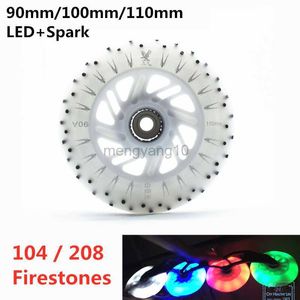 Inline Rolschaatsen 110mm LED schaatsen wiel 104 208 flints Flash Firestone inline skates wielen 110 rolschaatsband Shine LED licht HKD230720