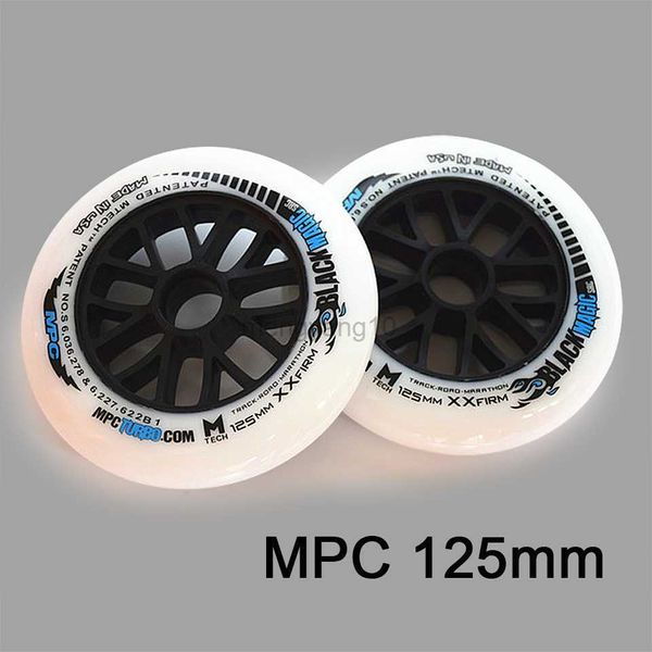 Patins à roulettes en ligne 125 mm MPC Black Magic SRC XXFirm 6 pcs ou 2 pcs Marathon Racing Wheels Patins de vitesse en ligne Roue Road Track Skating LZ100 HKD230720