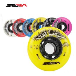 Inline Rolschaatsen 8 Stuks SEBA Street Invaders Inline Skates Wielen 84A Rolschaatsen Wielen FSK Slalom Sliding Banden voor Powerslide Patines HKD230720