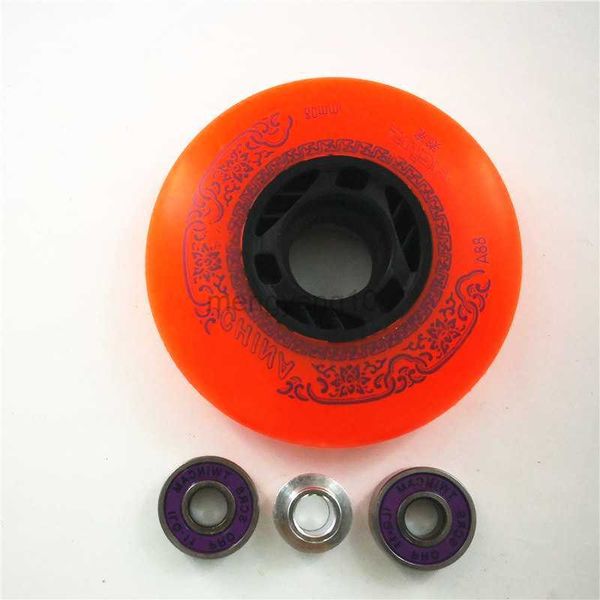 Patines en línea 88A 90A Rueda de patines deslizantes China Ruedas de patines en línea deslizantes 72 76 80 mm FEIFAN-9 ILQ11 naranja azul rojo Patines Rodas HKD230720