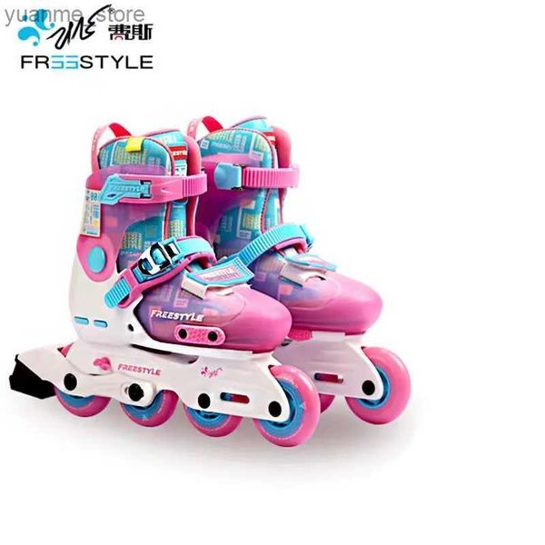 Patines en línea patines ajustables con ruedas iluminadas para niños y adultos patines en línea con engranajes de protección Padres de rodilla con almohadillas de codo Casco Y240410