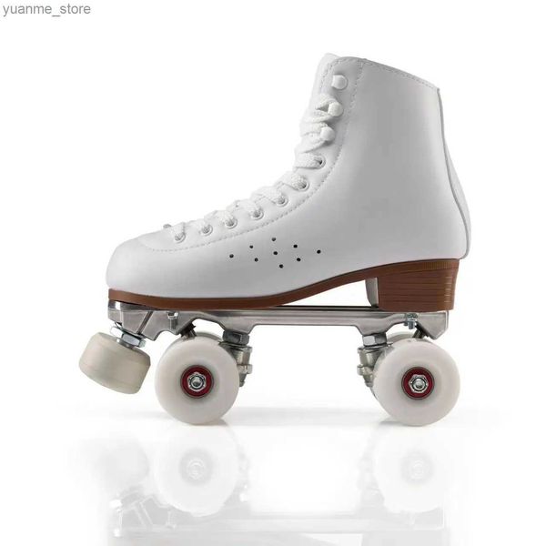 Skates à rouleaux en ligne Chaussures de patins à rouleaux à double rangée adultes