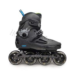 Patins à roulettes en ligne Big Slalom 4 * 84 mm / Petite vitesse 3 * 90 mm Patins à roulettes Sneaker pour garçons Gilrs Outdoor Street Road Patines de patinage en ligne 84 mm 90 mm HKD230720