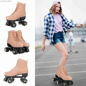 Skates à rouleaux en ligne Chaussures à rouleaux à rouleaux à double rang