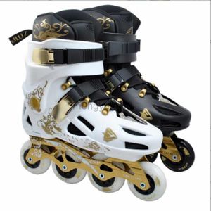 Inline Rolschaatsen IJshockey ijs cutle schoenen volwassen mannen en vrouwen schaatsschoenen platte vuurschoenen dual-use wielen met echt ijs mes patroon mes s HKD230720