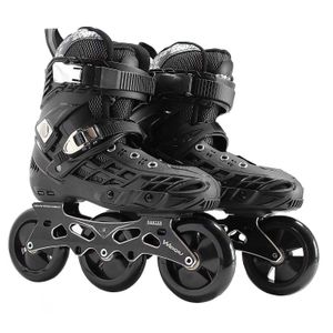 Patins à roulettes en ligne Inline 3 roues symétriques 100 mm patins à roulettes chaussures 3X100 mm cadre de patinage 100 base de patin pour la route 85A Durable PU ABEC7 roulement HKD230720