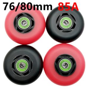 Inline Roller Skates inline skate wheel roller wheel PU material 72mm 76mm 80mm 231012