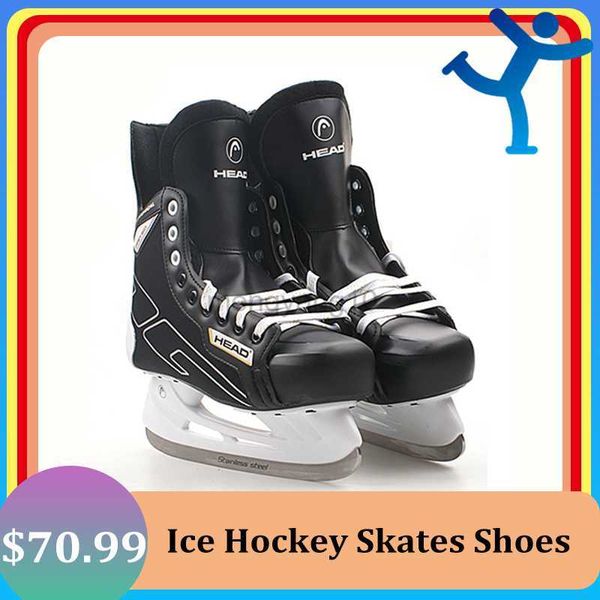 Patins à roulettes en ligne Nouvel hiver Patins de hockey sur glace Chaussures avec lame de glace Adolescents adultes Enfants Professionnel PU Thermique Chaud Épaissir Confortable Débutant HKD230720