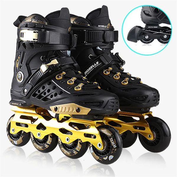 Patins à roulettes en ligne Original Roselle clignotant ou non roues Slalom coulissant FSK adulte enfants chaussures Patines de patinage 231016