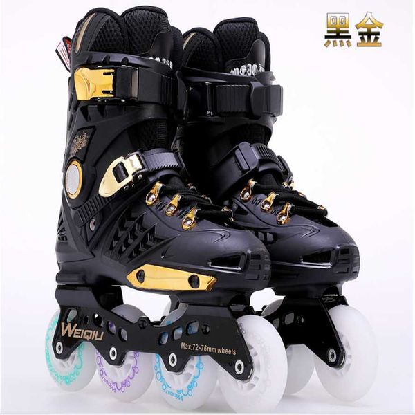 Patins à roulettes en ligne Pinghua patins à roulettes adultes professionnels patins à fleurs hommes et femmes universels adultes patins à glace enfants roue droite HKD230720