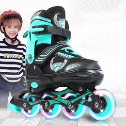 Patines de ruedas en línea Patines de ruedas profesionales Niños Patinaje sobre ruedas boy cuhk Patines en línea ajustables Zapatillas de deporte al aire libre HKD230720