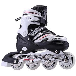 Patins à roulettes en ligne, skateboard agressif, 4 roues flash réglables, chaussures pour adultes, 231012