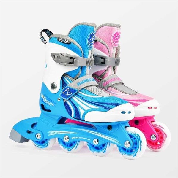 Patins à roulettes en ligne Patins à roues alignées réglables semi-doux pour jeunes débutants - 70 mm 80 A pour 3-6-12 ans Respirant Résistant aux chocs HKD230720