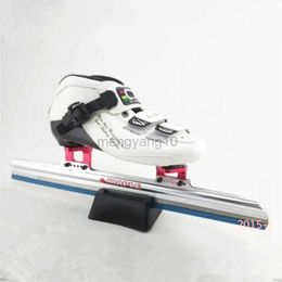 Inline Rolschaatsen short track ice blade 380mm 410mm 430mm voor inline schaatsen frame HKD230720