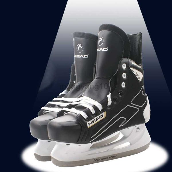 Patins à roulettes en ligne Hiver Patins De Hockey Sur Glace Chaussures Professionnel Lame De Patinage Sur Glace Chaussure PU Thermique Épaissir Confortable Débutant Adulte Adolescents Enfants HKD230720