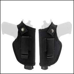 Innerlijke riemen apparatuur versnelling2 materiaal tactische linker rechterhand verborgen draagholsters riem metalen clip verstelbare pistool gun holster tas cas