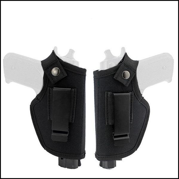 Ceintures intérieures Équipement Gear2 Matériel Tactique Gauche Droite Dissimulé Étuis de transport Ceinture Clip en métal Réglable Pistolet Pistolet Étui Sac Cas