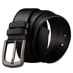 Dropship PD004 Cummerbunds Simple Mode mannen naald gesp PU lederen casual mannen riem bruin zwarte riemen