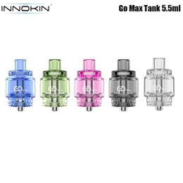 Réservoir Innokin GoMax Sub ohm Capacité de 5,5 ml Atomiseur de remplissage par le haut Go Max Plex Bobine matricielle 3D Réservoir à filetage 510 Débit d'air réglable Vape Authentique