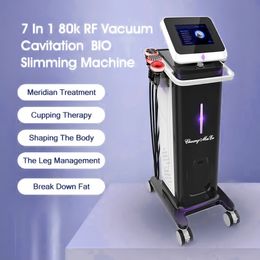 Innovador sistema de cavitación al vacío para quemar grasa Cavitación 80k que adelgaza la máquina de vacío antiarrugas Rf para moldear el cuerpo y reducir la grasa