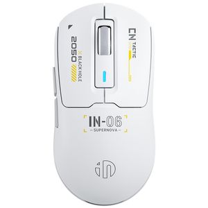 INPHIC IN6 Supernova Wireless Bluetooth Mouse Type-C Gaming Lightweight Mouse PAW3395 Capteur 26000 DPI 650 IPS ESPORT MICE