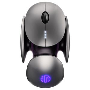 INPHIC X2 Bluetooth sans fil 3 souris d'examen simulé muet charge silencieuse souris lumineuse de bureau à domicile souris de jeu e-sports