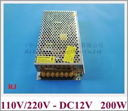 input AC110V/AC220V output DC12V 200 W LED schakelaar voeding LED driver schakelende voeding transformator CE