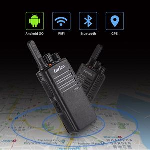 Inrico T522A Est Walkie Talkie App Red 4G Radio de conversación GPS Bluetooth Teléfono resistente portátil 50 km 100 km