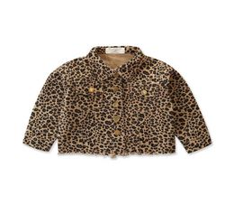 Ins 2020 chaquetas con estampado de leopardo para niñas, abrigos de manga larga para niñas, chaquetas para niños, abrigo para bebés, ropa de diseñador para niñas pequeñas a la moda ret7717271