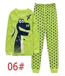 ins baby Garçons filles Robot Dinosaure imprimé Pyjamas pyjamas ensembles Enfants Dinosaure Vêtements de Nuit Enfants Voitures Camion Pyjamas Filles Aimant Mignon Pi2146503