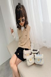 Ins Baby Girl Bags Princess Handbs Fashion Children Pearl Pearl SinglesHoulder Bags Kids Pliad Cadena Messenger Bag Mini Purse S8856921314