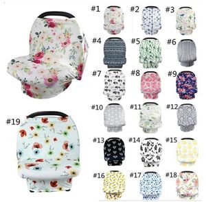 Ins Baby Nursing Cover Breast Feeding Cover 19 Styles Baby Careat Canopy Wandelwagen Canopy Stretchy Wandelwagen Seat Cover Baby Wraps