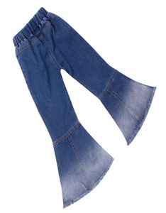 Ins baby broek meisjes flare broek denim meisje jeans bell bottoms broek brede poot broek Kinderen designer kleding hele YW3805L4282692