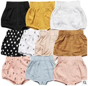 Pantalones cortos para bebés Ins Pantalones de PP para niños pequeños Pantalones triangulares casuales para niñas Bombachos de verano Calzoncillos para recién nacidos Ropa interior de boutique de pañales Ropa TX07