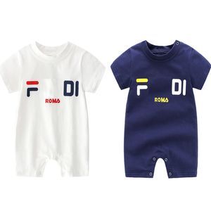 INS Fashion Brand Vêtements pour bébés Plaid Pocket Romper Body Outfit Coton Nouveau-né Été À Manches Courtes Romper Enfants Designer Infant Combinaison
