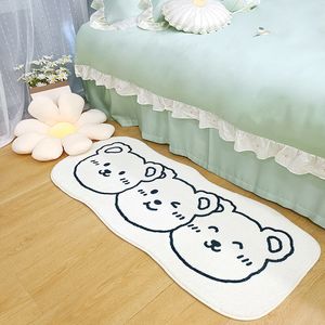 Ins drôle tapis nordique chambre tapis fourrure tapis dessin animé doux tapis de sol chambre d'enfant chevet tapis salon tapis CX220402