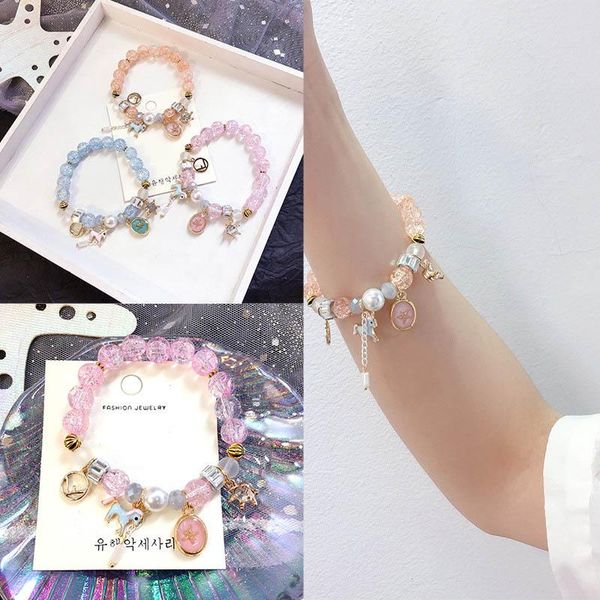 Ins offre spéciale filles bracelet cristal enfants bracelet Boutique princesse manchette dessin animé diamant enfants bracelet enfants bijoux
